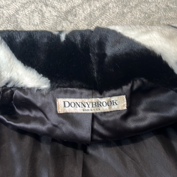 DONNY Brooks RIHANNA Faces Plush Jacket 1980’s Oversized Extra Small - Picture 5 of 14